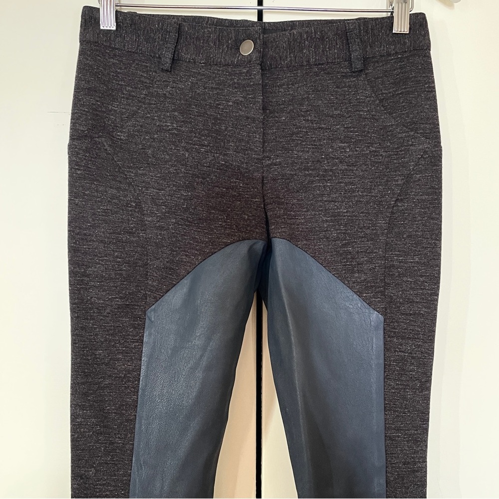 Thakoon Wool/Lambskin Leather Riding Pants, Size 2